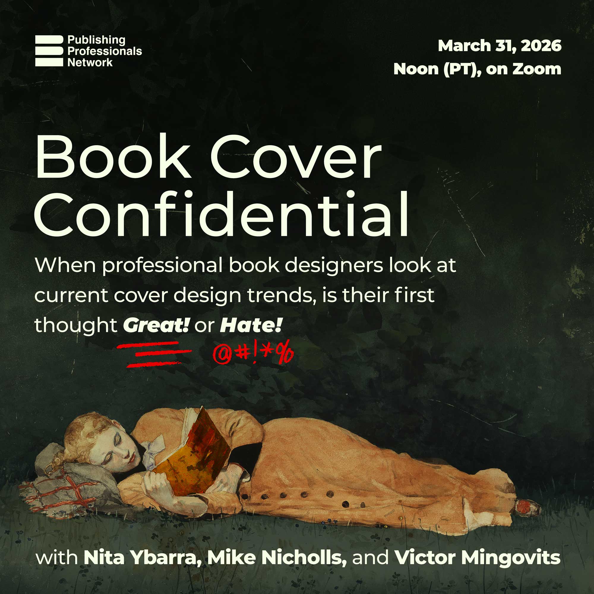 Book Cover Confidential (Noon Zoom)